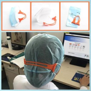 Masken Clip aus weichem Silikon